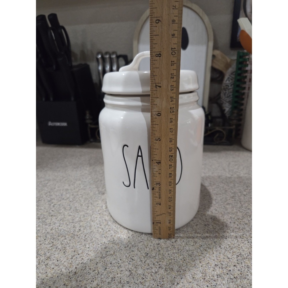 Rae Dunn Sand Beach Ceramic Canister Summer Coastal Nautical - Picture 4 of 14